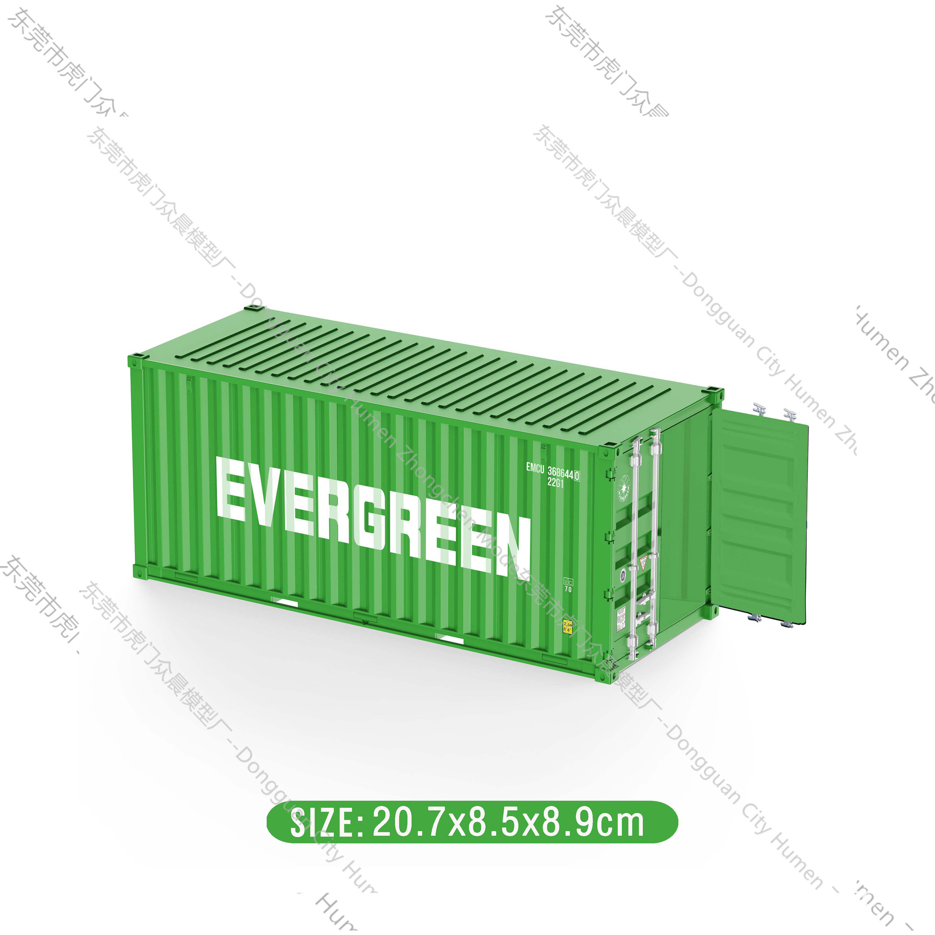 Modelo de contenedor mediterráneo Pequeños adornos industria logística Regalo de acompañante de negocios Soporte de impresión de logotipo gráfico