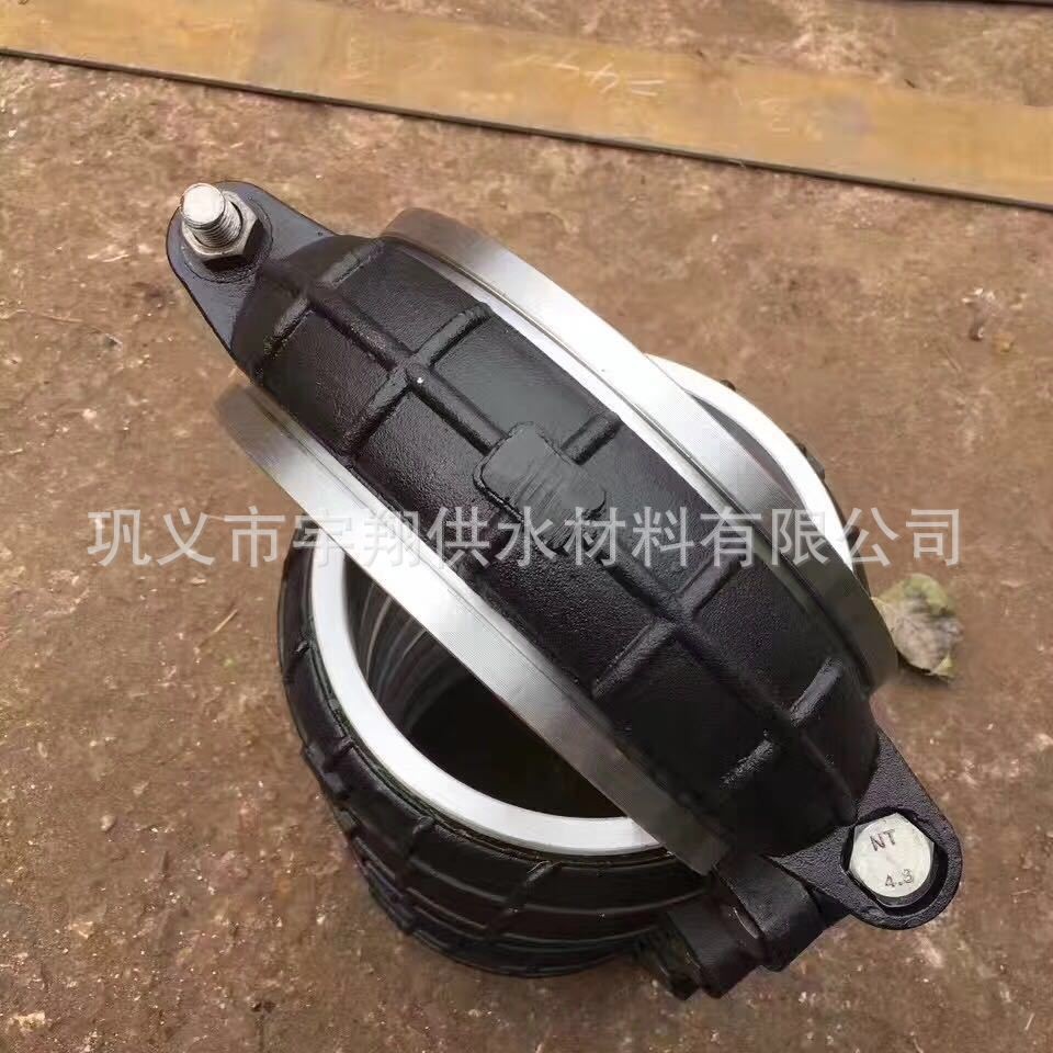 电厂通煤粉卡箍式挠性管接头 D-LD2000卡箍式柔性接头 VA型连接器