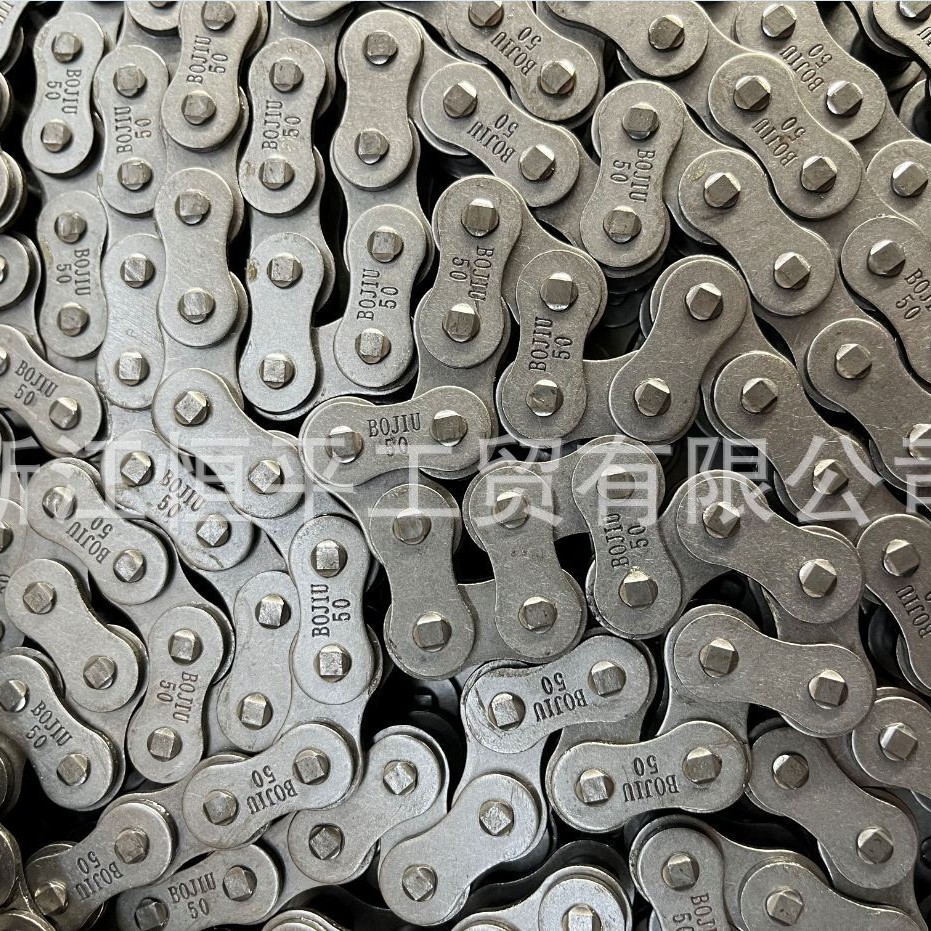 厂家直销博久链条08A,10A,12A,16A,20A  4边铆 质量保证