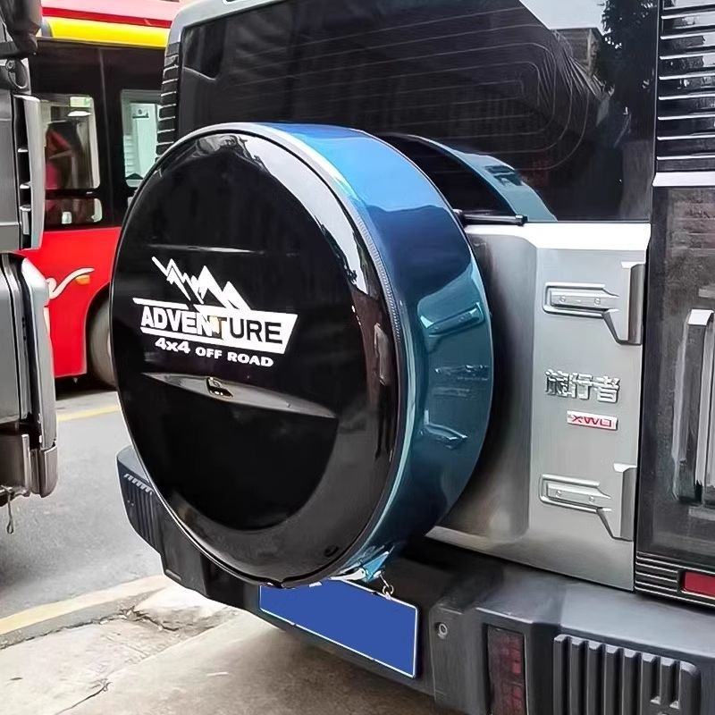 Suitable for Jetour Traveler spare tire cover, tire cover decoration, rear-mounted spare tire cover, spare tire light, Traveler kit modification