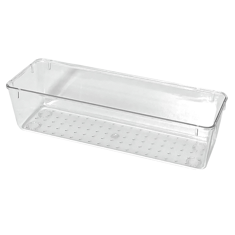 Cajón de almacenamiento al por mayor caja de almacenamiento de cosméticos dividida tablero de acabado bandeja de sombra de ojos caja de artículos de tocador incorporada