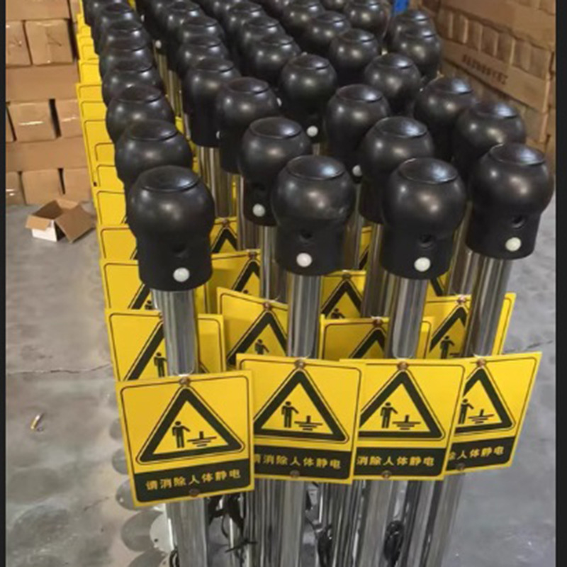 本安型不锈钢声光语音报警型静电释放报警仪 人体静电释放装置