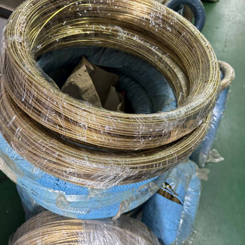黄铜弹簧线 加工黄铜扁线方线可调直切断 半硬软态黄铜线