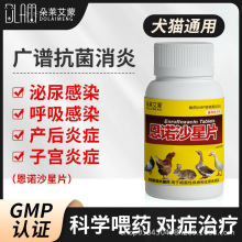 兽药鸡鸭狗拉肚子猫咪消炎拉稀肠炎药恩诺沙星拉稀呼吸道鸽100片