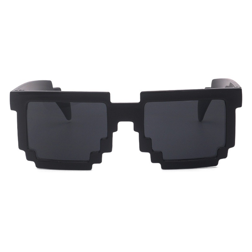 モザイク厚枠サングラス個性ファッション装飾サングラスネット赤パーティー