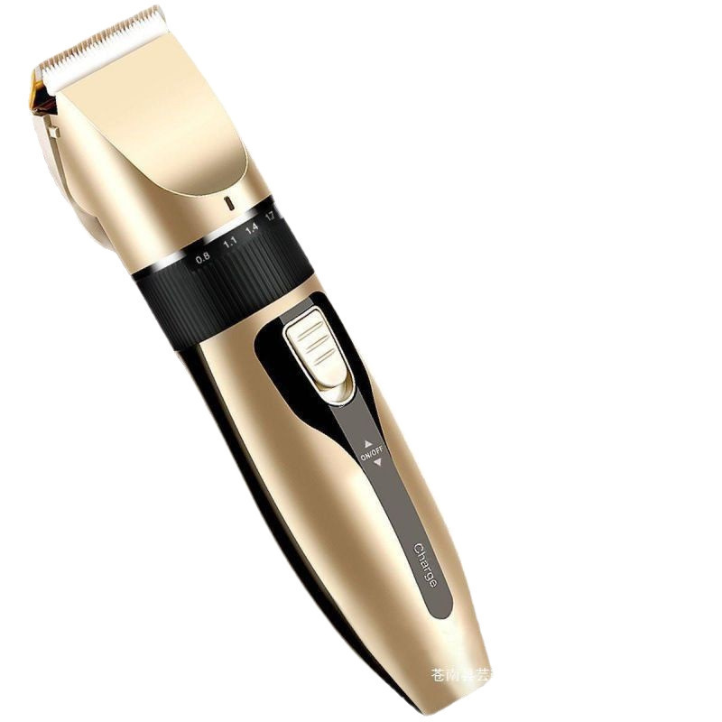 Corte de pelo eléctrico empuje tijeras eléctricas de corte de pelo silencioso barbero de afeitar artefacto de afeitar