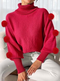 ë��SweaterWomen'sbaseLayerautumnWinter������Top�tɫë��Patc
