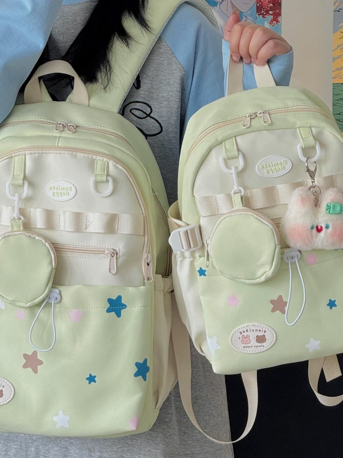 Качественный японский cute свежий универсальный рюкзак для отдыха