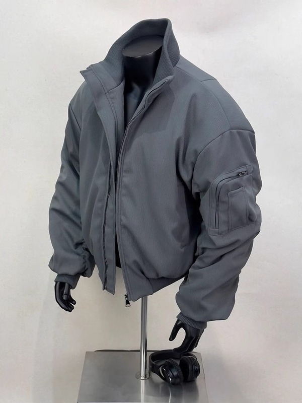 美式哈灵顿夹克男秋秋冬cleanfit短款外套高级感廓形工装棒球服|undefined