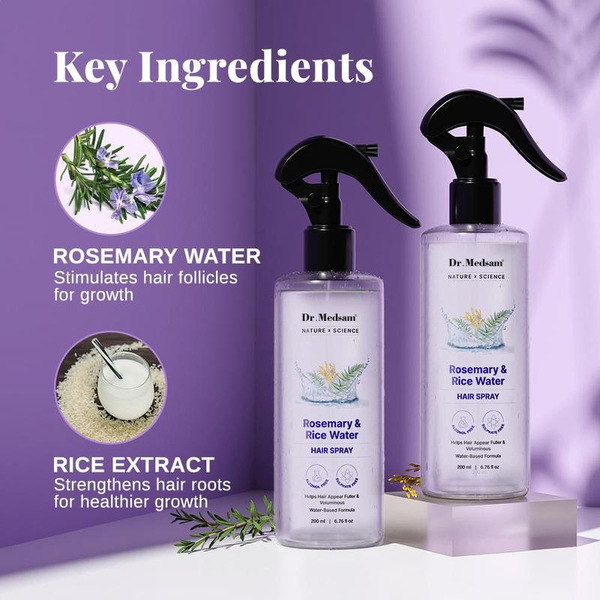 Rosemary & Rice Water Hair Spray for hair growth Rosemary & Rice…