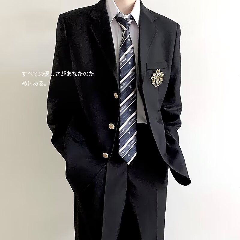 Factory Direct Sales Loose-Fitting Class Uniforms, Japanese-Style Uniform Suits, Men's Student Class Uniforms, Formal Business Suits