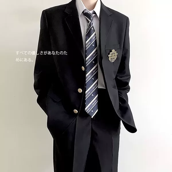 Factory Direct Sales Loose-Fitting Class Uniforms, Japanese-Style Uniform Suits, Men's Student Class Uniforms, Formal Business Suits