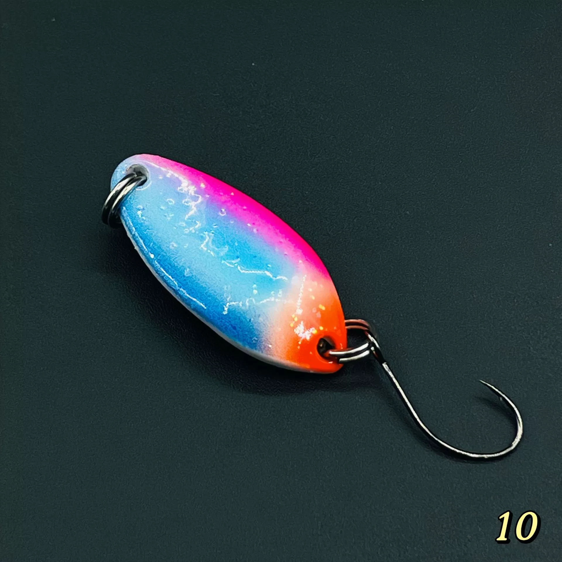 Заводская оптовая продажа в Уиhай luminous UV sequин lure цвет мушки для лошади sequins 3.5 г медная приманка для рыбалки