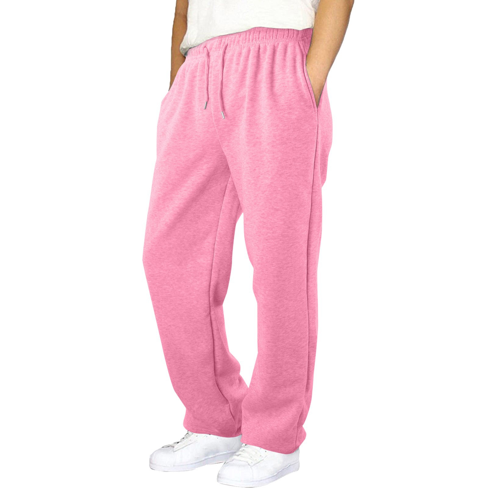 2025 Cross-Border Amazon Men's Autumn and Winter Straight Loose Casual Sweatpants