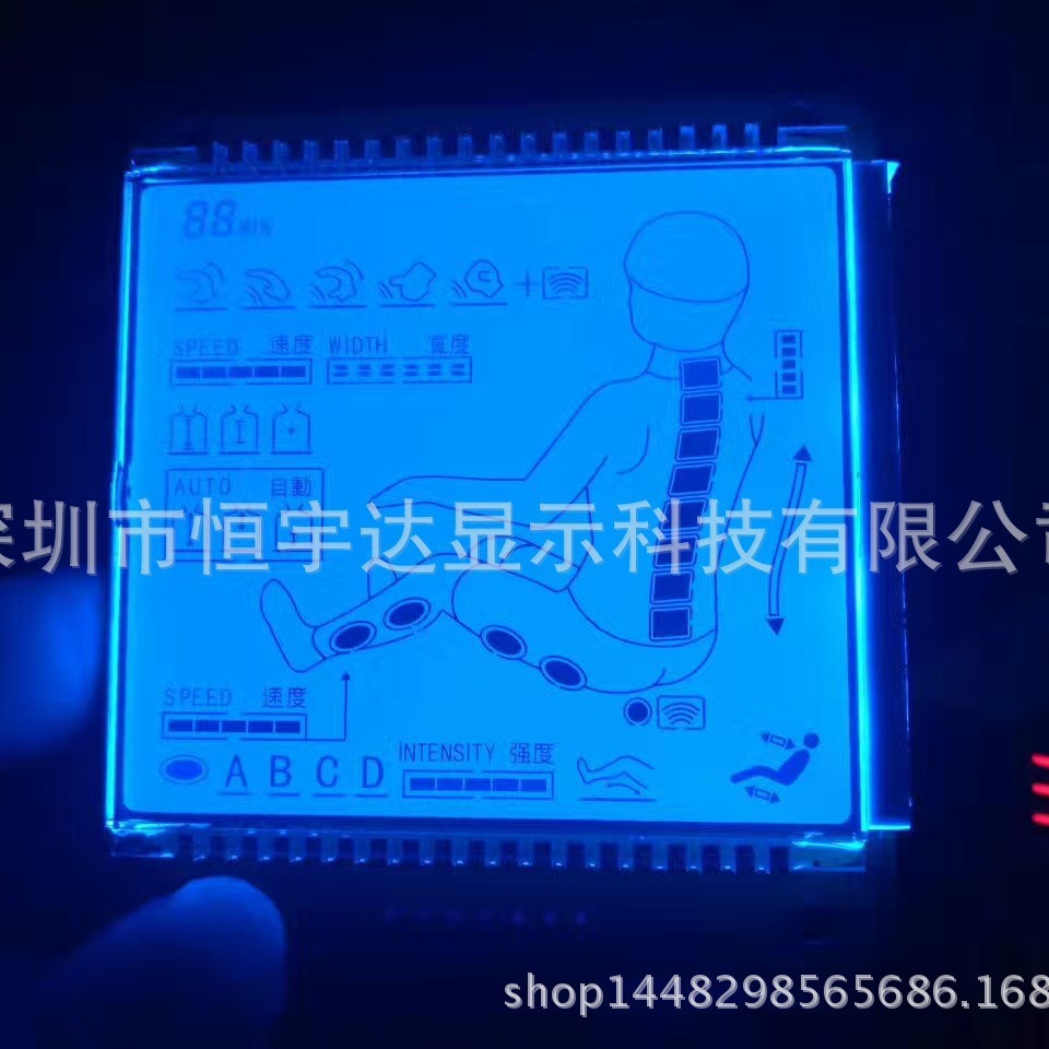 深圳厂家大量供应医疗产品用LCD液晶段码显示屏 断码屏高可靠性