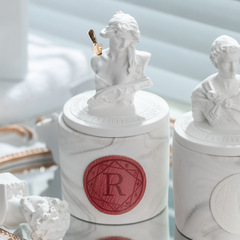 Sculpture Aroma Candle Essential Oil Soy Wax Fragrance Perfume Expansion Valentine's Day Gift Set Candle Cup