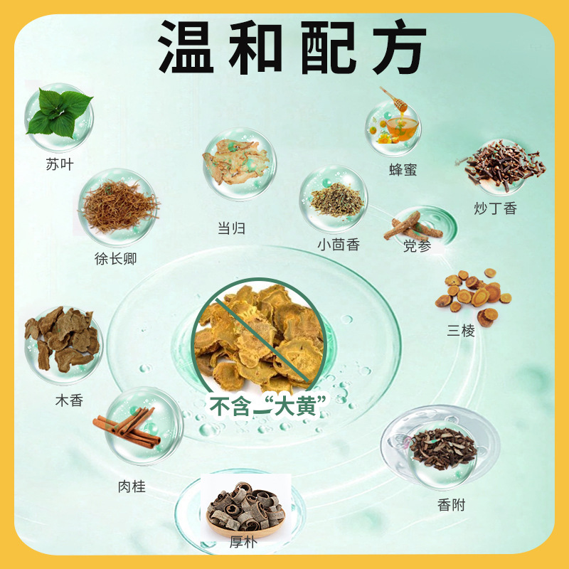 葵花小儿胀气贴新生儿二月闹足贴0-3个月婴儿胀气肚脐贴【当日发|undefined