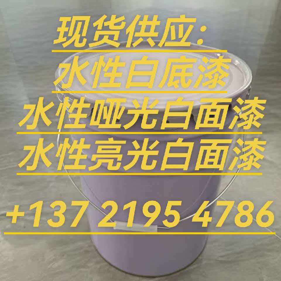 单组份水性漆 水性白底漆 水性哑光白面漆 水性亮光白面漆