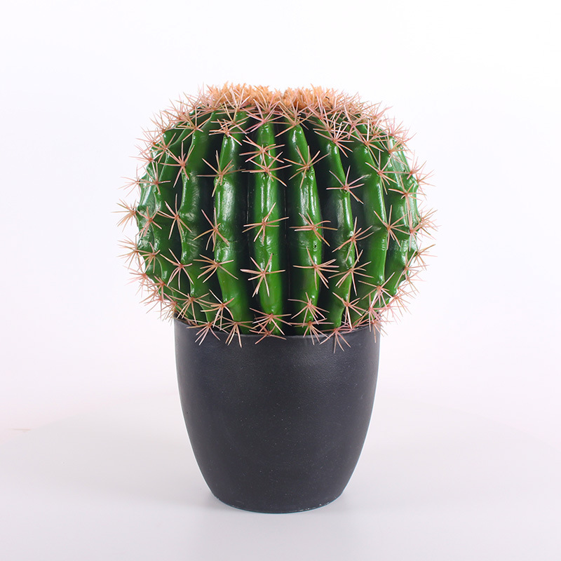 Planta tropical para paisajismo, columna de cactus de poliuretano, planta artificial grande en maceta, cactus de desierto, vara de medición decorativa. image 20