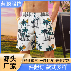ビーチパンツ メンズ 水泳パンツ メンズ 5点式恥ずかしさ防止 速乾ショーツ 水に浸けることも可能 ゆったり 温泉 海辺