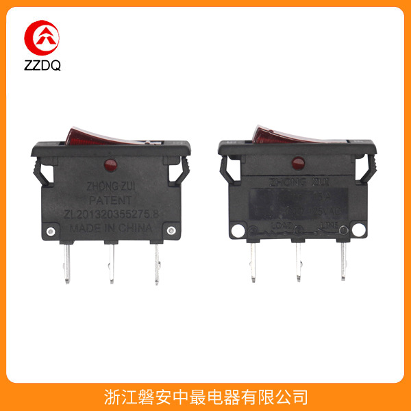 K1 PCB移印无灯过载保护开关过载开关