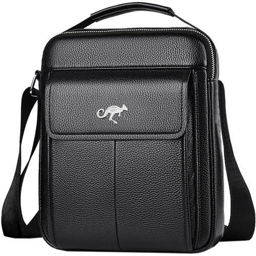 Cross-border hot men's shoulder bag and cross-body bag Korean men's bag business PU town store treasure casual bag vertical style small hand