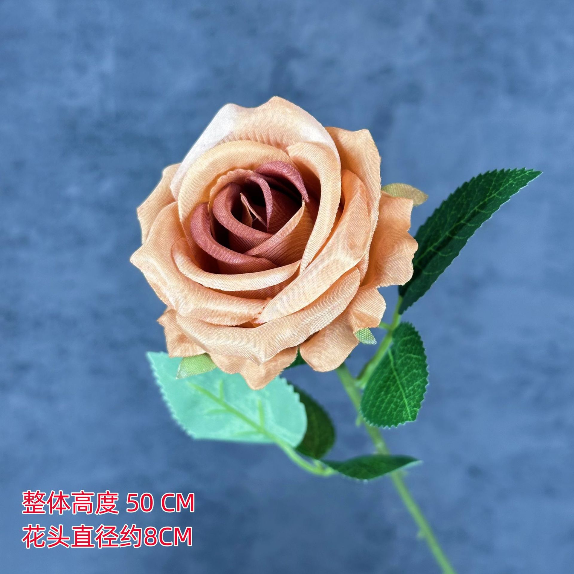 Silk cloth-pearl rose-coffee brown