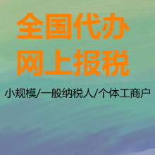 企业网上报税全国小规模一般纳税人0申报零申报税务申报纳税申报