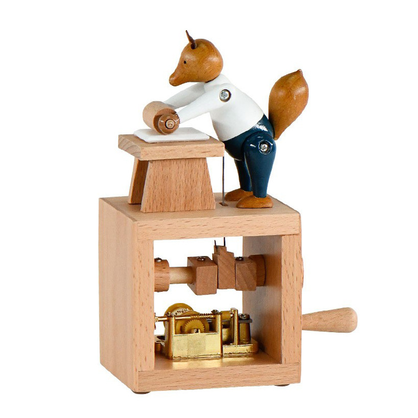 手振り動物木製オルゴールオルゴールクリエイティブ工芸品家具置物祝日誕生日プレゼント遊び