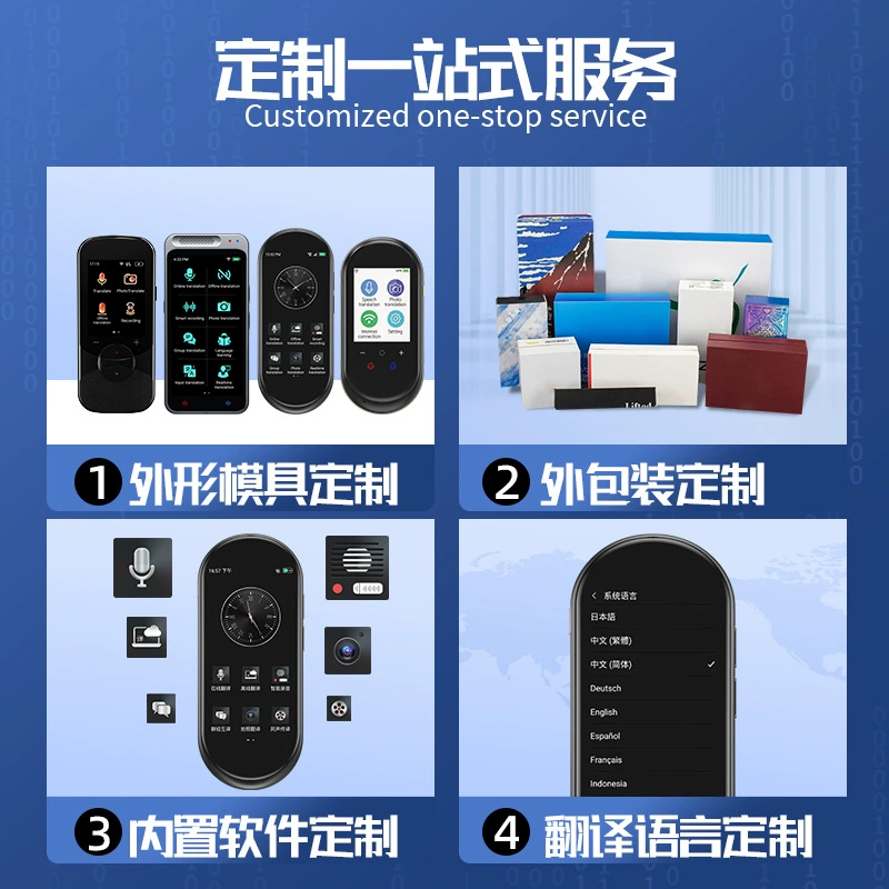 4G умный переводчик оффлайн путешествия за границу русский переводчик Bluetooth ручной электронный переводчик источник завод
