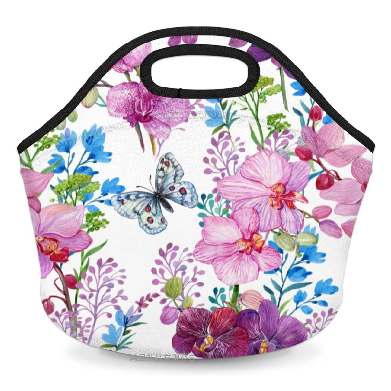 Customized Diving Material Multifunctional Children's Student Portable Lunch Picnic Portable Lunch Box Handbag Lunch Box Bag