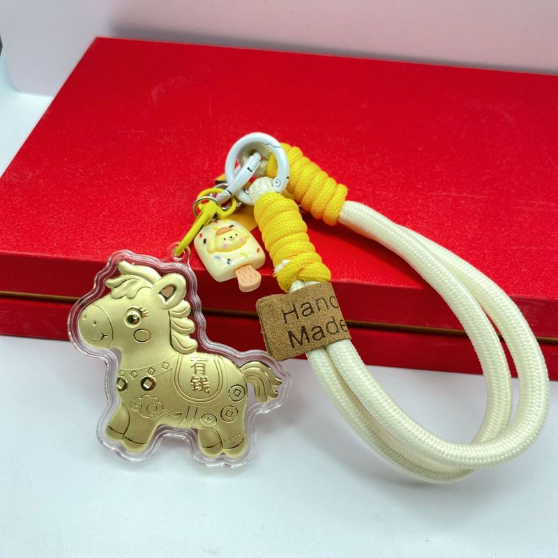 水貝人気ラブブゴールドキーホルダー LABUBU バッグペンダントパンダペンダント携帯電話チェーン漫画卸売|undefined