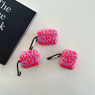 Film Soft Shell Headphone Case 125 Applicable to Apple AirPods 4 Pro2 pro 2nd Generation 3rd Generation Headphone Case