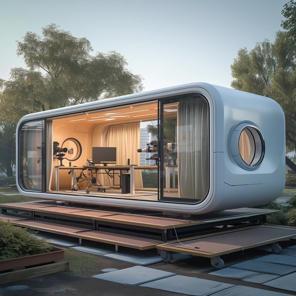 RV tecnología de vivienda residencial red famosa luz salvaje vivienda móvil	 Habitación Materna e Infantil del fabricante de la cápsula espacial Weishu