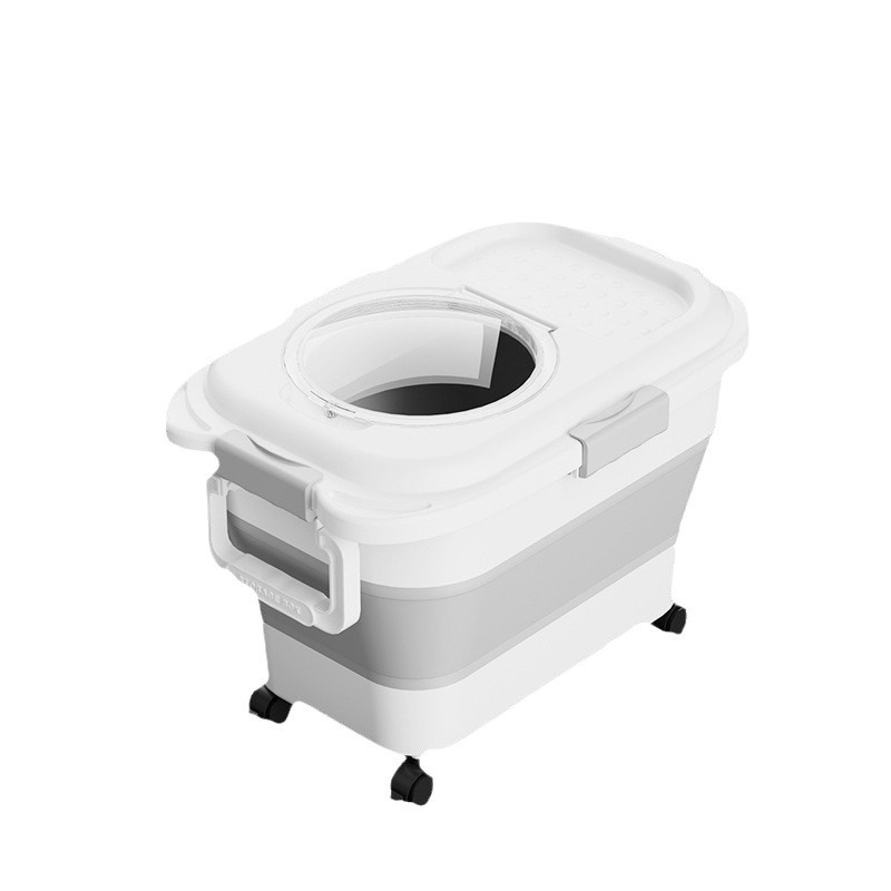 Caja para arroz de fábrica, modelo 2025, nueva caja simple para almacenamiento de granos, caja plegable multifuncional para almacenamiento de arroz