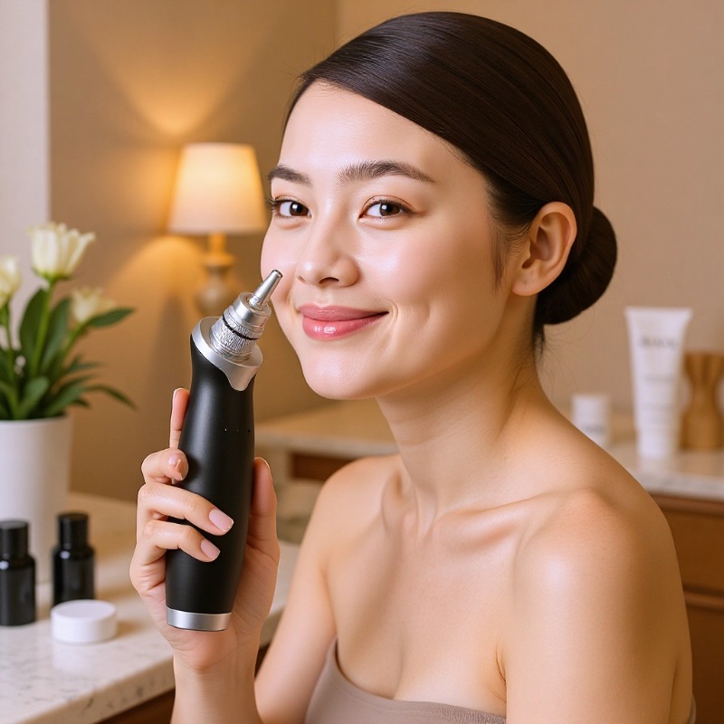 Cross-border new household pore facial electric blackhead instrument smart massage care beauty instrument summer blackhead suction
