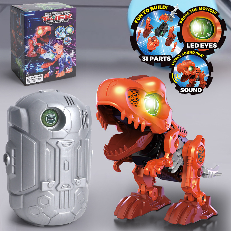 Egg-loaded electric disassembly and assembly large tyrannosaurus