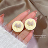 Small universal fruit demi-season fresh cute earrings, 2021 years, simple and elegant design