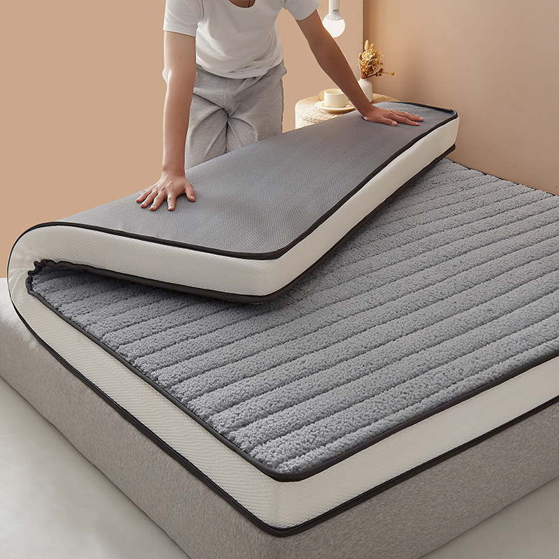 Three-dimensional thickened mattress household soft bed mat single double dormitory foldable mattress tatami bed mattress