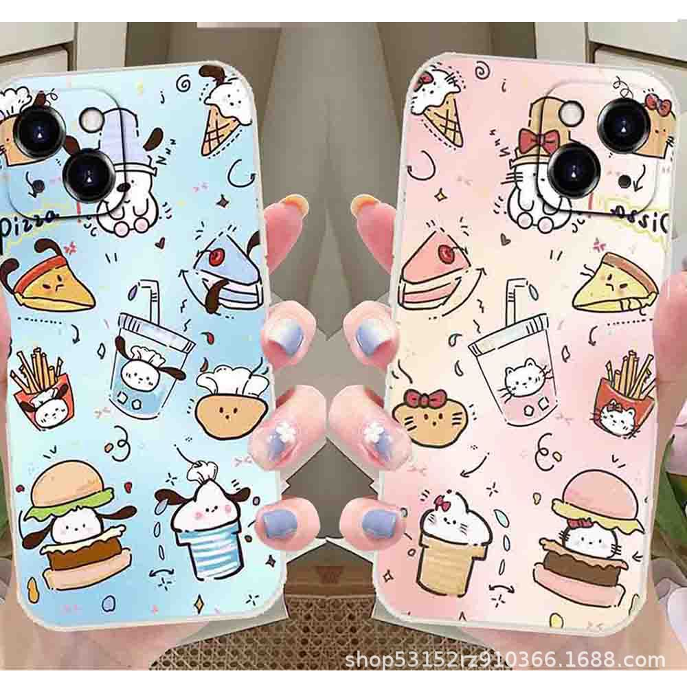 新款可爱女手机壳苹果15古董白小狗iPhone14Promax高端创意ins韩