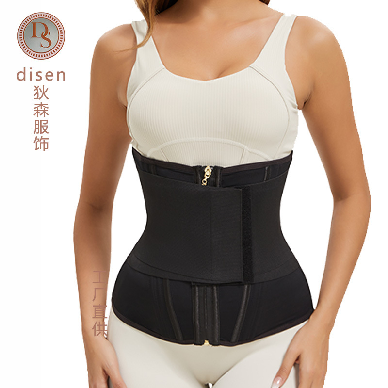 Nuevo listado cinturón deportivo cinturón zipper reloj de arena cinturón plástico tela de malla cintura sellado vestido de cuerpo