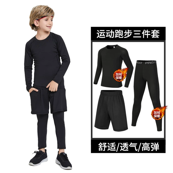 Fleece black set, 3 piece set