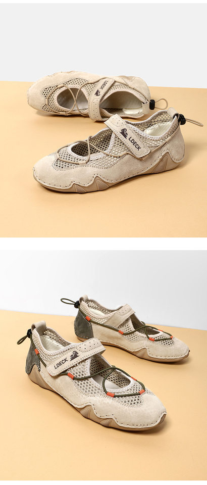 Giày thể thao unisex cỡ lớn, giày sneaker lưới thoáng khí mùa hè, đế bằng — 5816 Xanh cát, 5816 màu cát chi tiết 24