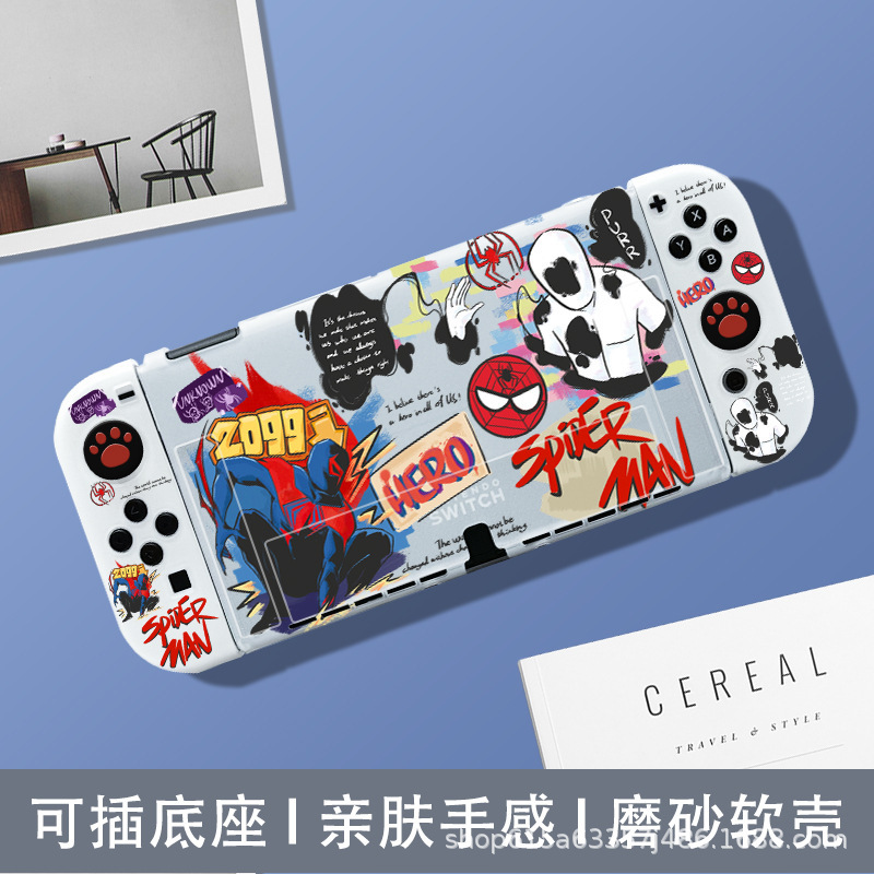 switcholed保护套美乐蒂帕恰狗凯蒂猫主题Switch游戏机防摔保护壳|undefined