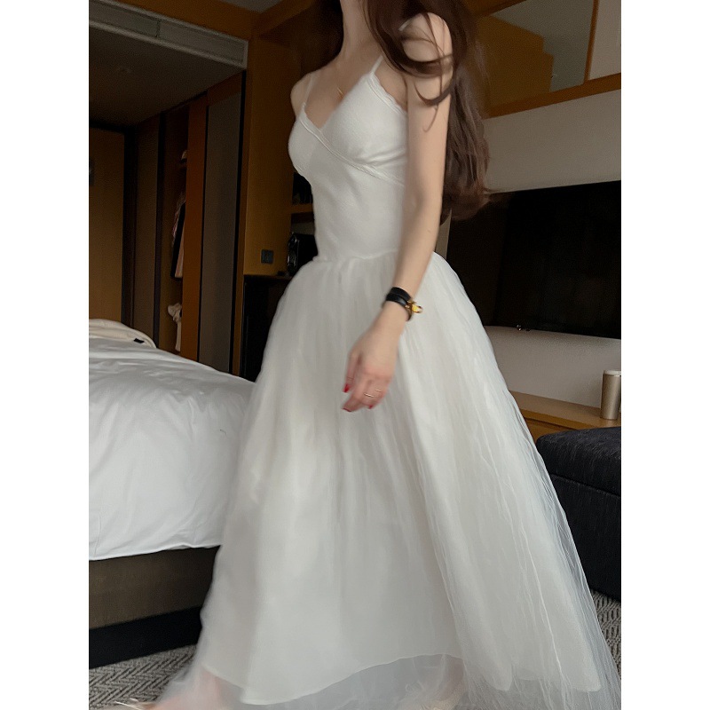 White spring sexy dress