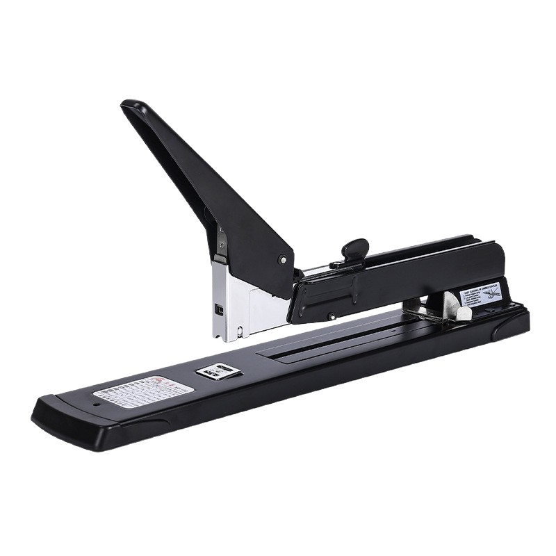 Brazo largo montar grapadora gran grapadora zapatos tela encuadernación libros gruesos suministros de oficina pesados al por mayor