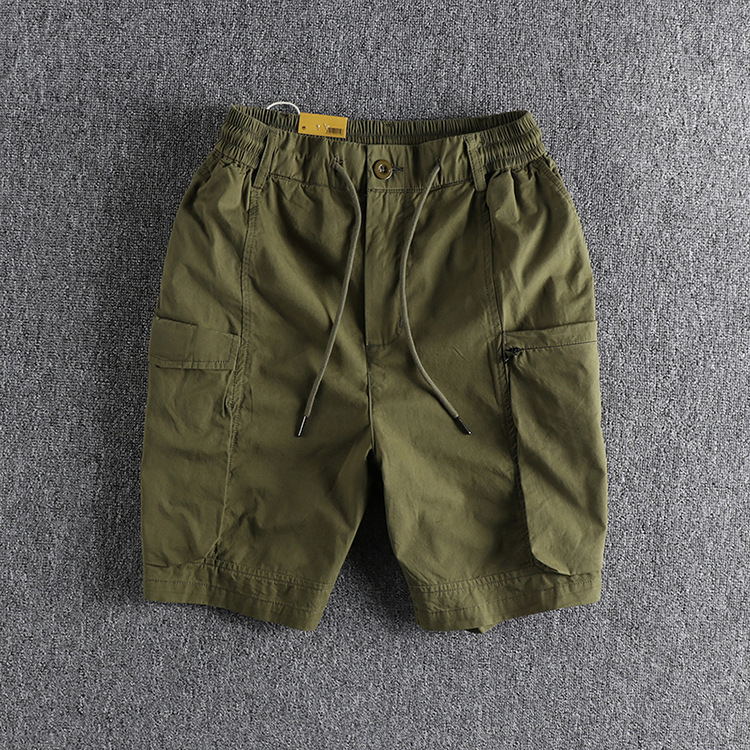 Vintage Wash Camouflage Cargo Shorts 5