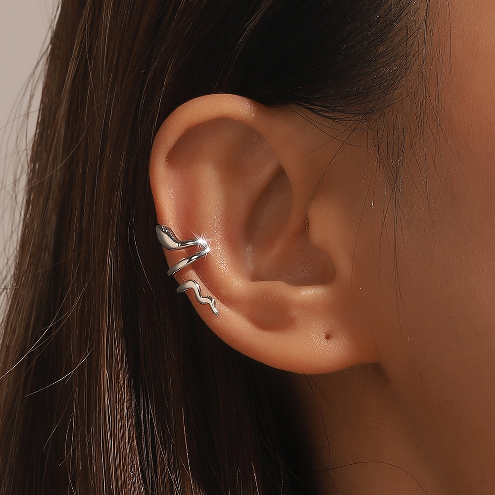 Ear clips Classification Wholesale Jewelry Fashion Snake Alloy Plating Ear Clips