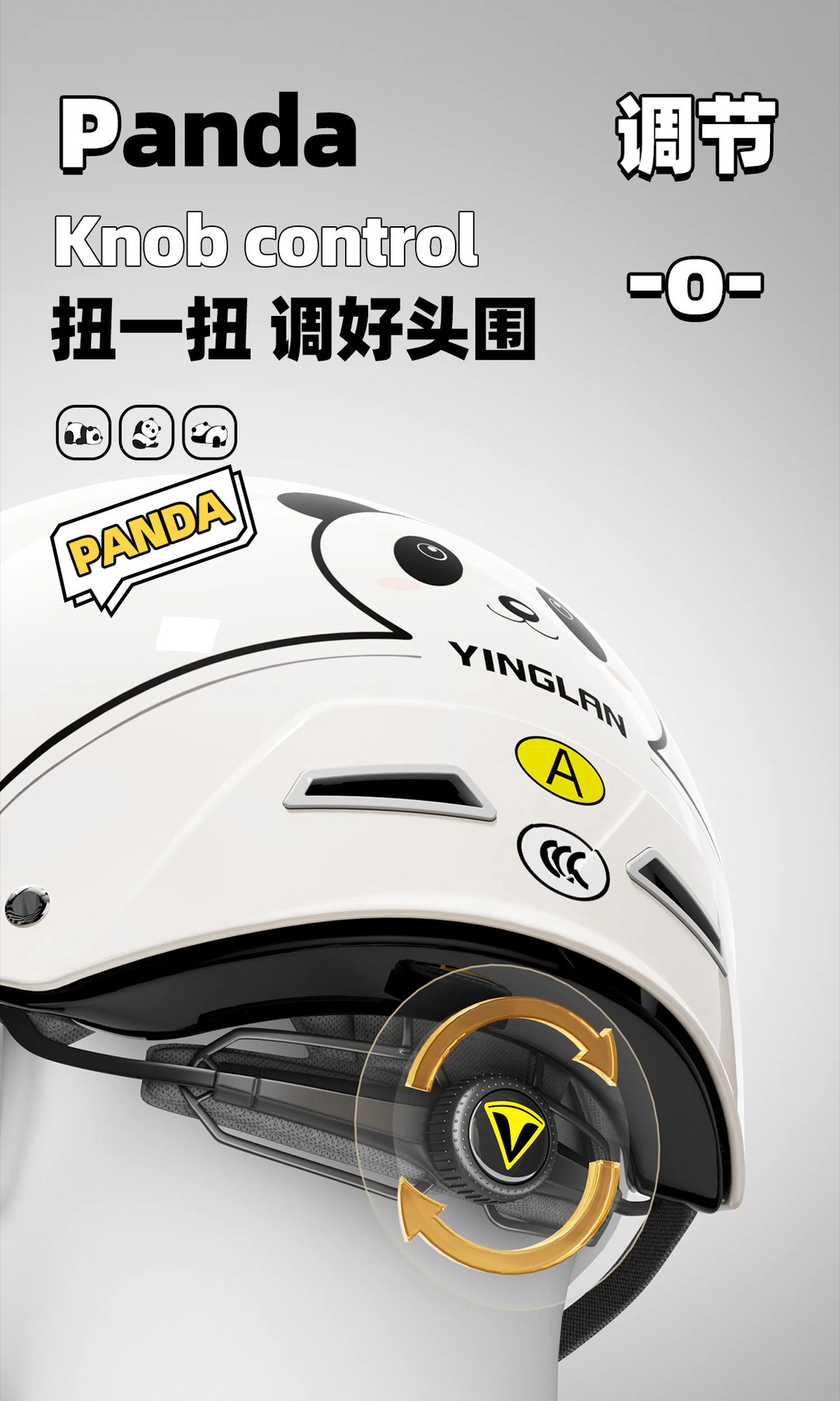Ultra-Lightweight Kidsren's Helmet for Girls and Boys, Cute All-Season 3C Certified Electric Motorcycle Helmet