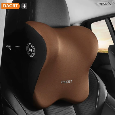 Neck Pillow Car Pillow Memory | Waist support - coffee-headrest